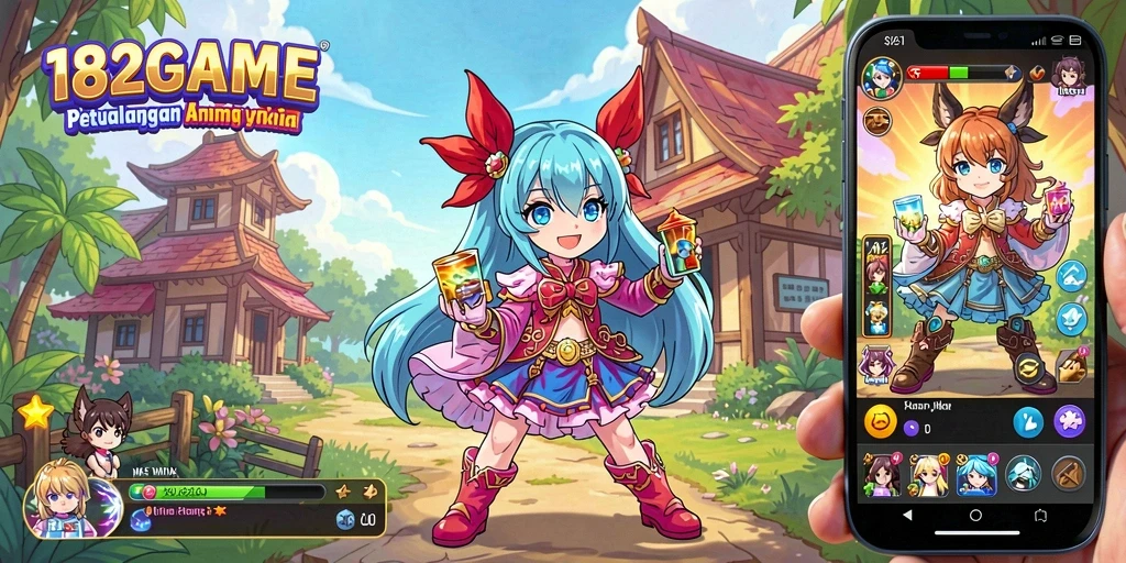 Gameplay Anime yang menarik dan penuh aksi di 182GAME.
