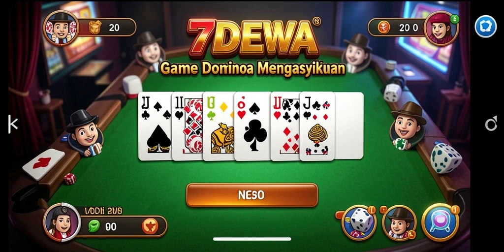 Tampilan gameplay yang mendebarkan di 7DEWA.