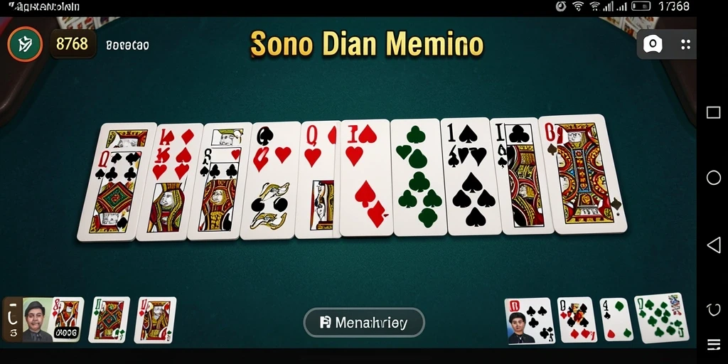 Screenshot gameplay Domino 8768 yang seru dan interaktif.