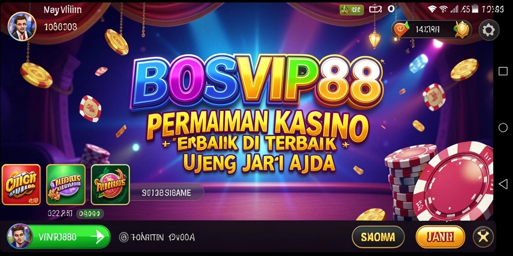 Tampilan gameplay menarik dan interaktif dari BOSVIP88.