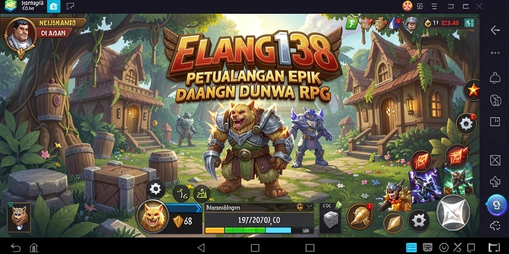 Tampilan gameplay ELANG138 yang menakjubkan di dunia RPG.