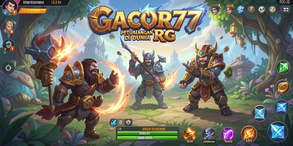 Tampilan gameplay menarik di dunia RPG yang menantang.