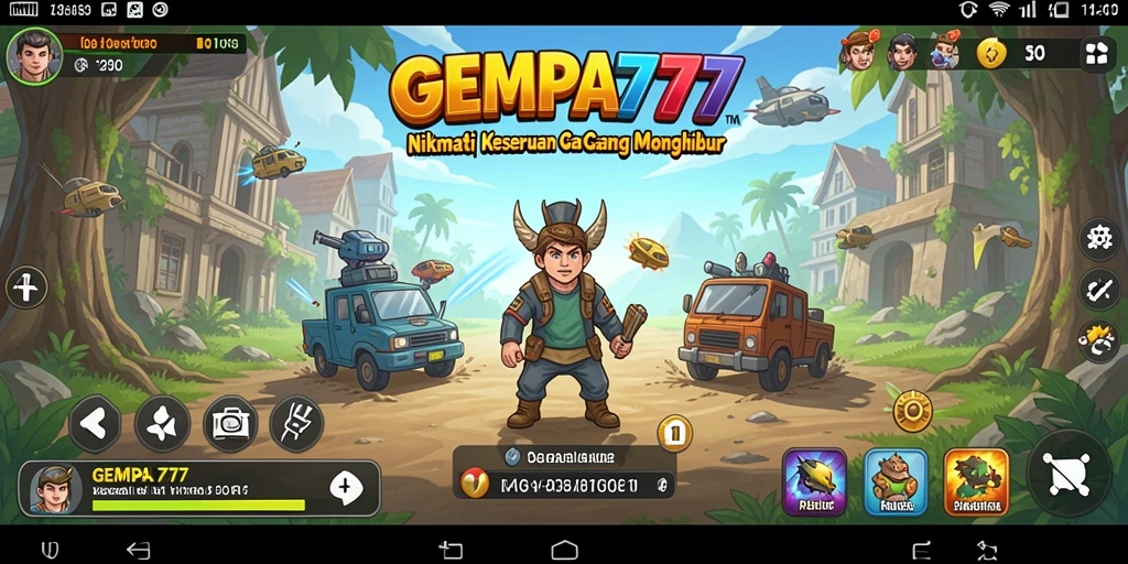 Tampilan gameplay GEMPA777 yang seru dan menghibur.