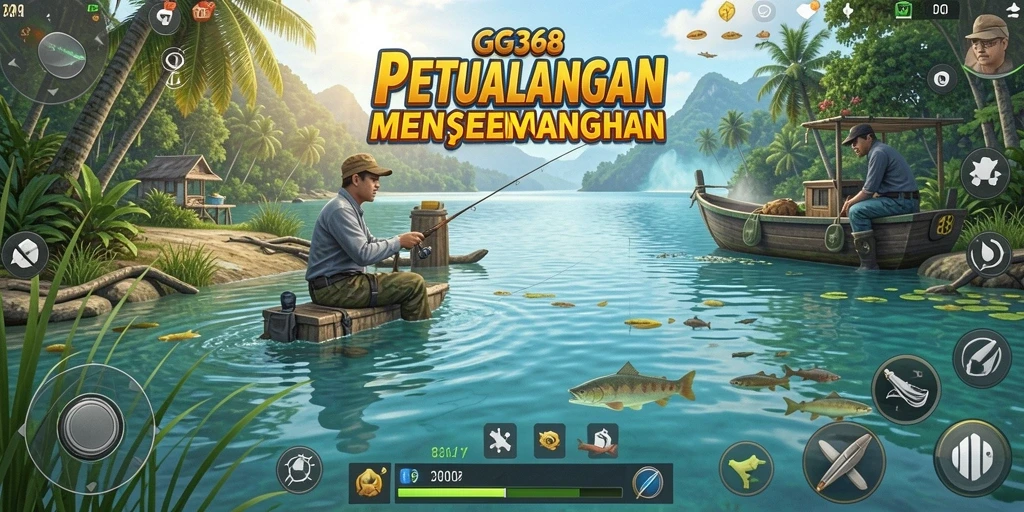 Tangkapan ikan besar dan indah di dalam game GG368.