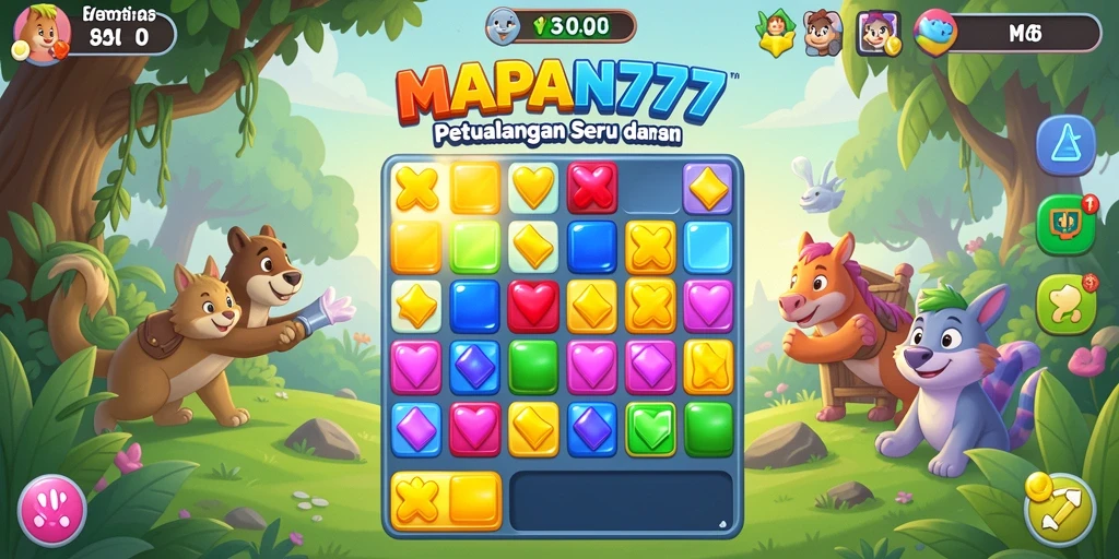 Gameplay seru dengan grafis warna-warni dalam MAPAN777.