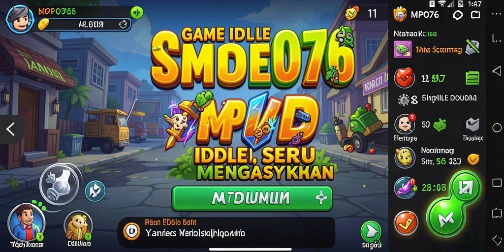 Tampilan gameplay MPO76 yang menarik dengan elemen Idle.