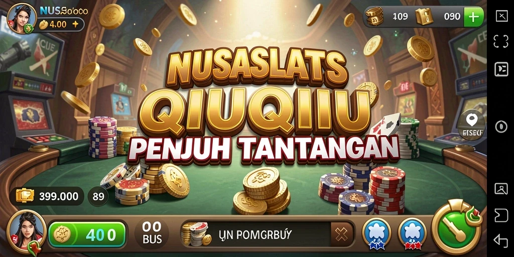 Screenshot gameplay QiuQiu yang mendebarkan di NUSASLOTS.