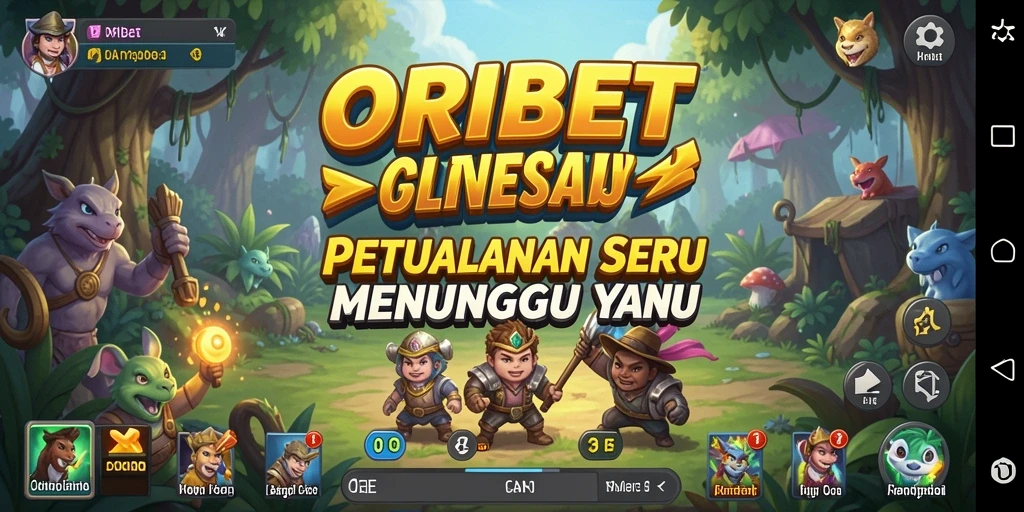 Screenshot ORIBET menampilkan aksi petualangan yang seru dan grafis yang menawan.