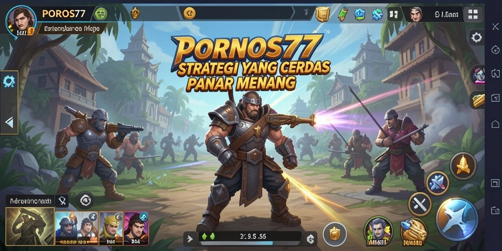 Tampilan menarik gameplay POROS77 yang mendebarkan dan penuh strategi.