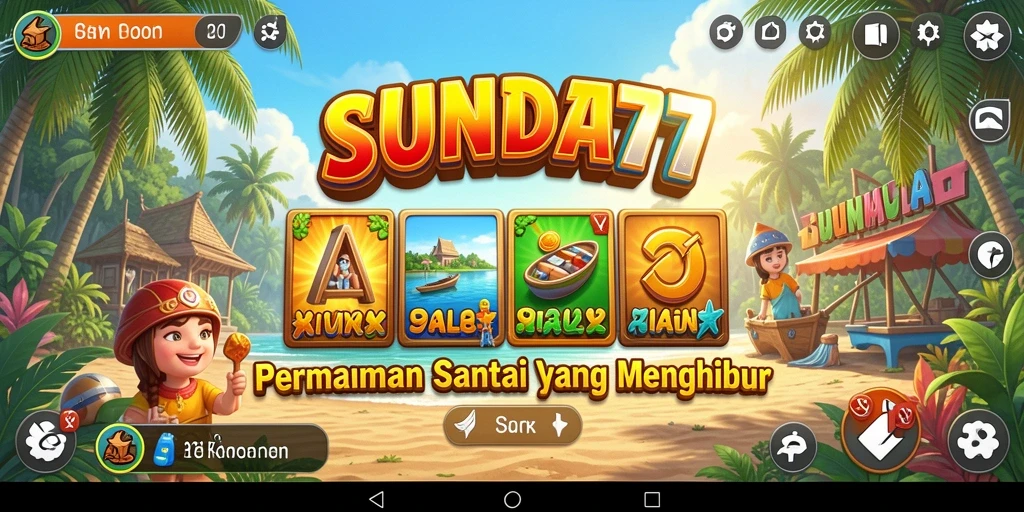 Tampilan menarik dari SUNDA777 dengan gameplay yang seru.