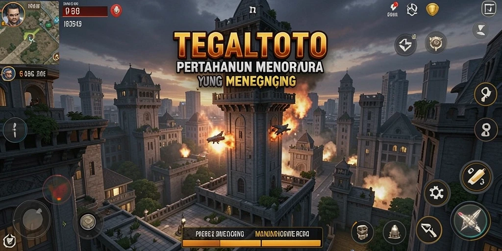Gameplay menegangkan TEGALTOTO di Tower Defense.