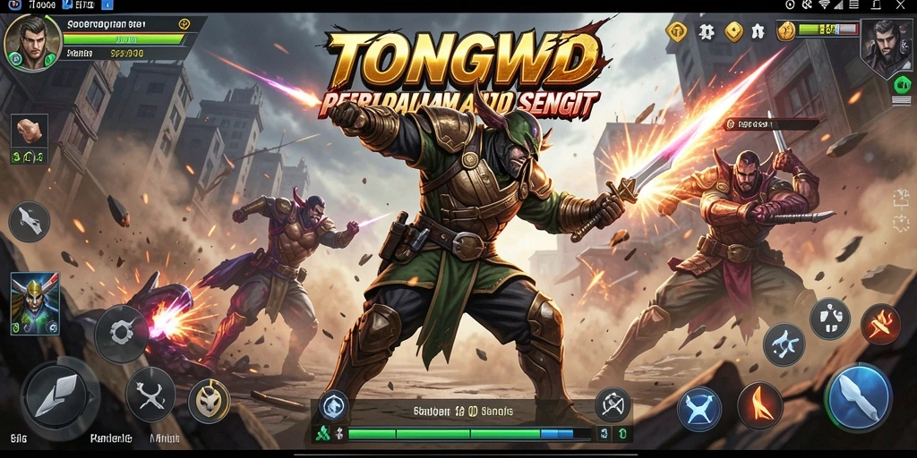 Tampilkan aksi seru dalam pertempuran TONGWD.