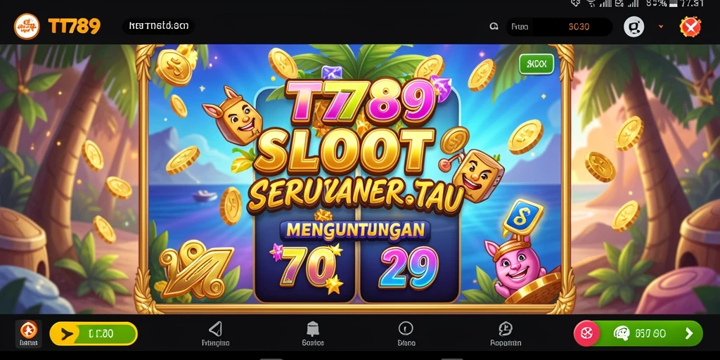 Tampilan utama dari permainan Slot TT789 dengan grafis menarik.