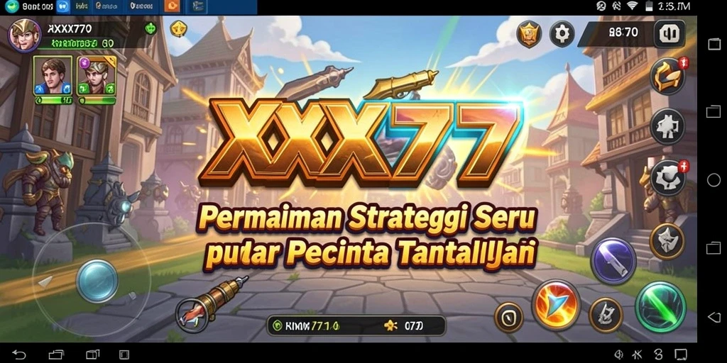Tampilan gameplay XXX777 dengan pertempuran strategi yang mendebarkan.