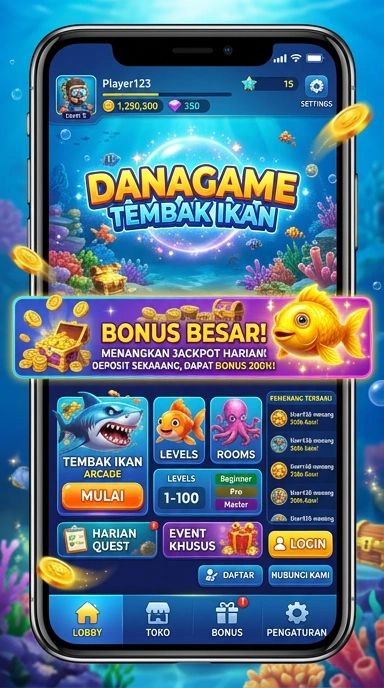 Proses unduh aplikasi di danagame yang simpel dan cepat.